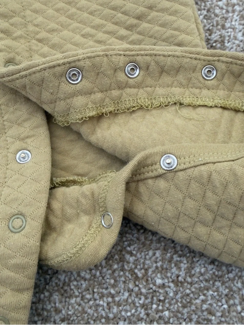 Chick Pea Quilted Footie One Piece Dino Baby Outfit 0-3M Cozy
